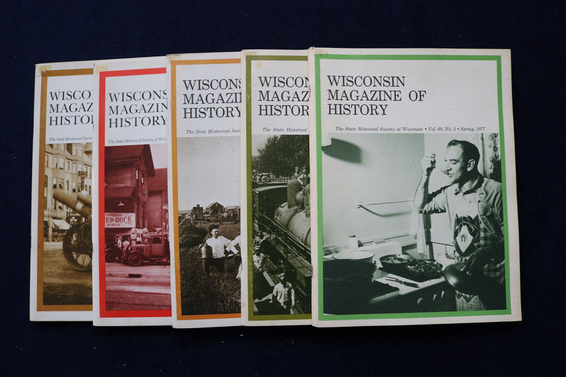 1977-1983 WISCONSIN MAGAZINE OF HISTORY - LOT OF 5 - O 3461