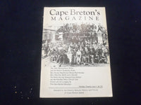1979 JUNE CAPE BRETON'S MAGAZINE- HISTORY & FUTURE OF CAPE BRETON ISLAND- B 439U