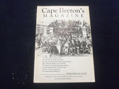 1979 JUNE CAPE BRETON'S MAGAZINE- HISTORY & FUTURE OF CAPE BRETON ISLAND- B 439U