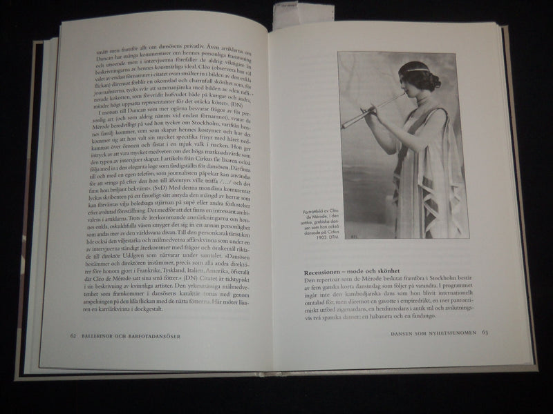 2002 BALLERINOR OCH BARFOTADANSOSER BOOK BY LENA HAMMERGREN - KD 5980H