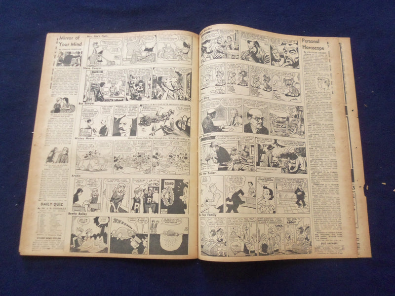 1958 JUNE 13 BOSTON RECORD AMERICAN NEWSPAPER-ADAMS ADMITS HELP GOLDFINE-NP 6272