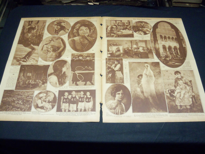 1919 DECEMBER 28 NEW YORK TIMES PICTURE SECTION - BECKETT - CARPENTER - NT 8828
