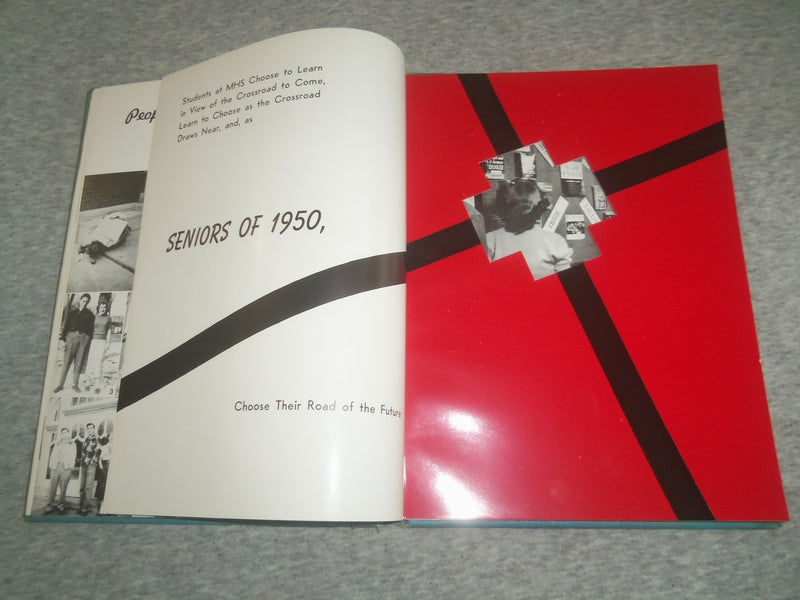 1950 ATODNEM MENDOTA HIGH SCHOOL YEARBOOK - MENDOTA, ILLINOIS - YB 2481