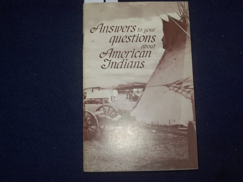 1968 MAY ANSWERS TO YOUR QUESTIONS ABOUT AMERICAN INDIANS - J 9499