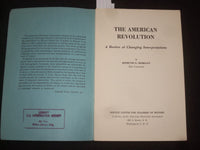 1958 THE AMERICAN REVOLUTION SOFTCOVER BOOK BY EDMUND S. MORGAN - J 9867