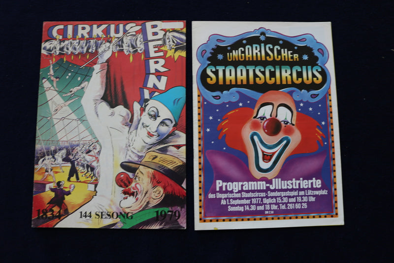 1970'S CIRCUS PROGRAMS - LOT OF 10 - O 3519