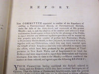 1824 REPORT FROM THE COMMITTEE ON PENITENTIARY HOUSES VOLUME - COMMON - KD 1913