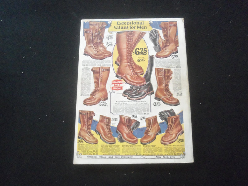19261927 FALL & WINTER NATIONAL CLOAK & SUIT CO. CATALOG - NEW YORK CITY - R 94I