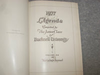 1927 L'AGENDA BUCKNELL UNIVERSITY YEARBOOK - LEWISBURG, PENNSYLVANIA - YB 2028