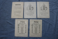 1929-1930 GREENWICH THEATRE PROGRAMS - LOT OF 26 +2 WINTER ANNOUNCEMENTS- O 3739