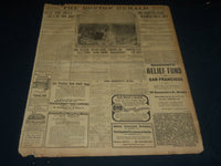 1906 APRIL 23 THE BOSTON HERALD - SAN FRANCISCO BEGINS REGENERATION - BH 295