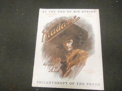 1905 OCTOBER MADAME MAGAZINE - FOR WOMEN WHO THINK - ST 925