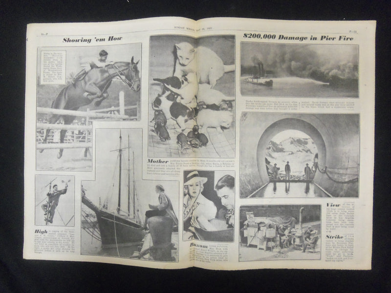 1937 MAY 23 NEW YORK SUNDAY MIRROR - KING GIVES EDWARD STERN WARNING - NP 2334