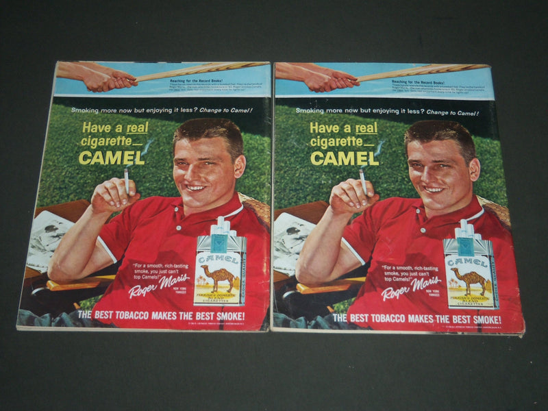 1962 AUGUST 14 LOOK MAGAZINE LOT OF 2 - ROGER MARIS BACK COVERS - ST 5110