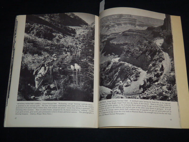 1961 THE NATIONAL PARK STORY IN PICTURES BOOK BY ISABELE F. STORY - J 8908