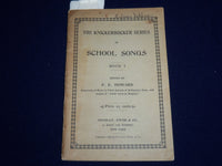 1896 THE KNICKERBOCKER SERIES OF SCHOOL SONGS BOOK 1 BY F. E. HOWARD - K 518
