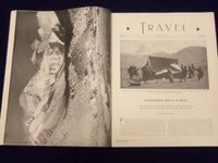 1933 JANUARY TRAVEL MAGAZINE - A STREET SCENE IN WARSAW COVER - J 1941