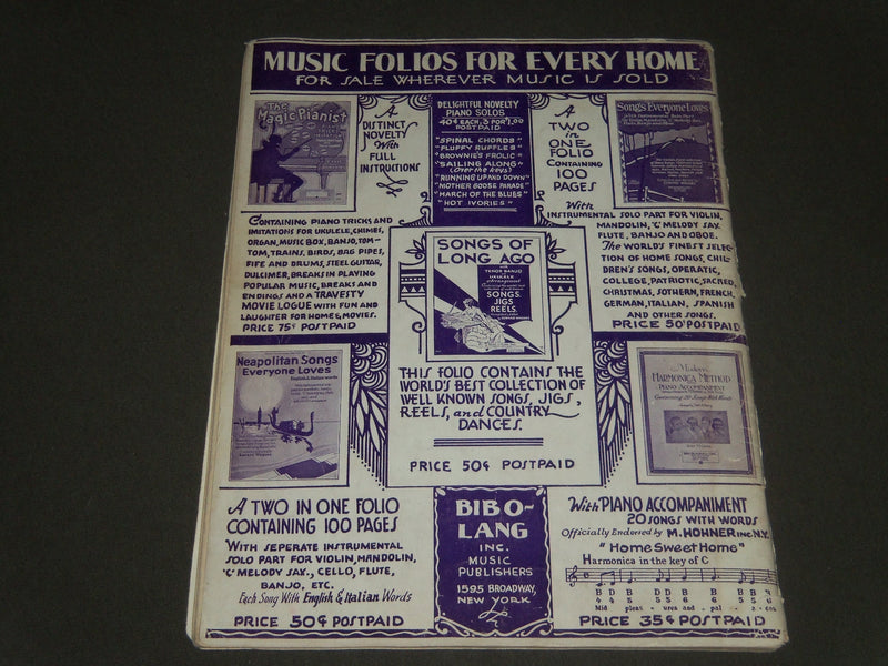 1932 BUCK JONES RANGERS COWBOYS COLLECTION SONG BOOK - J 2421
