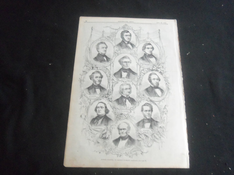 1853 AUGUST 20 ILLUSTRATED NEWS MAGAZINE - SMYRNA, ASIA MINOR - B 5531L
