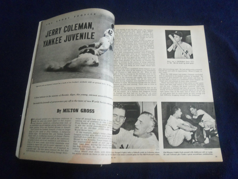 1951 JANUARY SPORT MAGAZINE - BASKETBALL BETTING - AN OPEN SCANDAL - ST 7218