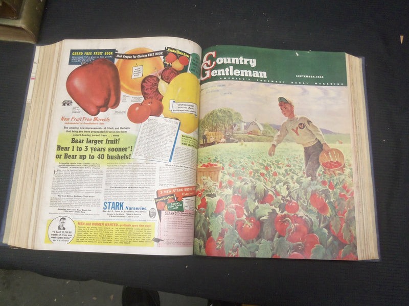 1945 JANUARY-DECEMBER COUNTRY GENTLEMAN BOUND MAGAZINE VOLUME - R 729O