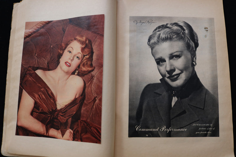 1950'S MOVIE STARS SCRAPBOOK - SHIRLEY TEMPLE - BARBARA STANWYCK - E 24944