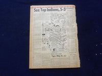 1958 JUNE 6 BOSTON RECORD AMERICAN NEWSPAPER -WIFE MURDERED LOVERS' LANE-NP 6278