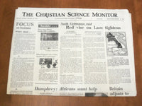 1968 JAN 22 THE CHRISTIAN SCIENCE MONITOR - RED VISE ON LAOS TIGHTENS - NP 4631