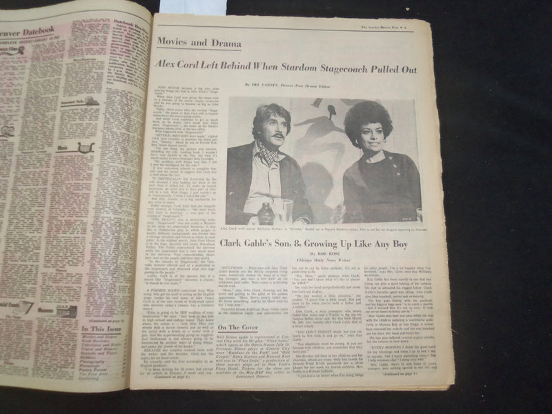 1969 JULY 27 DENVER POST ROUNUP - HOWARD KEEL - BETTY GARRETT - NP 8058