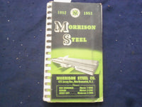 1952-1953 MORRISON STEEL CATALOG - NEW BRUNSWICK, NJ - J 9787