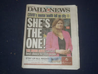 2021 MAY 16 NEW YORK DAILY NEWS NEWSPAPER -ENDORSES KATHRYN GARCIA FOR NYC MAYOR