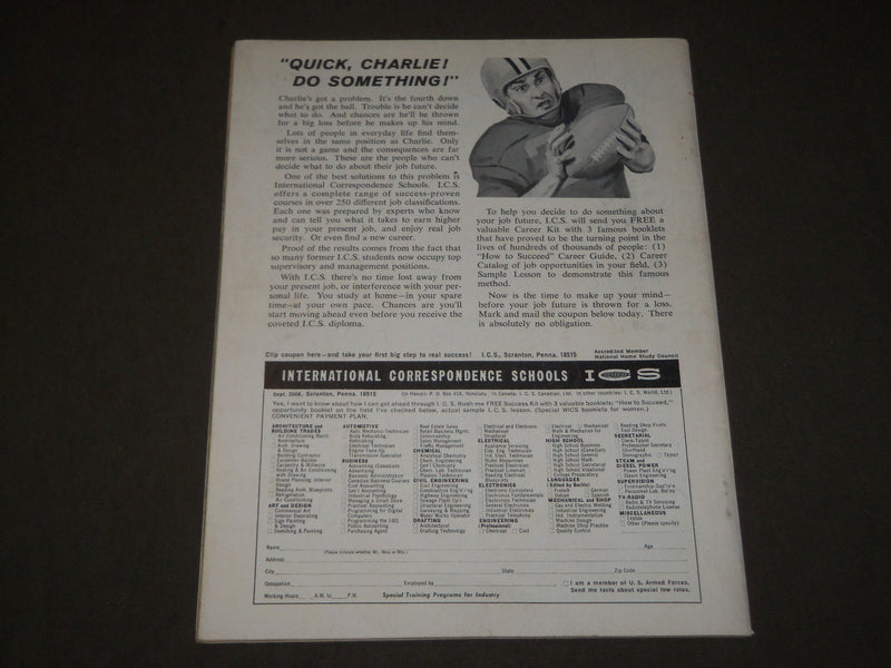 1966 SPORTS REVIEW'S PRO FOOTBALL MAGAZINE - GRIDIRON GOLDEN GUYS - CW 21