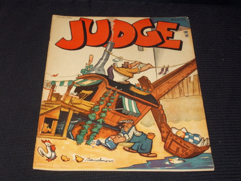 1932 MAY 28 JUDGE MAGAZINE - NICE ILLUSTRATED FRONT COVER - E 4734
