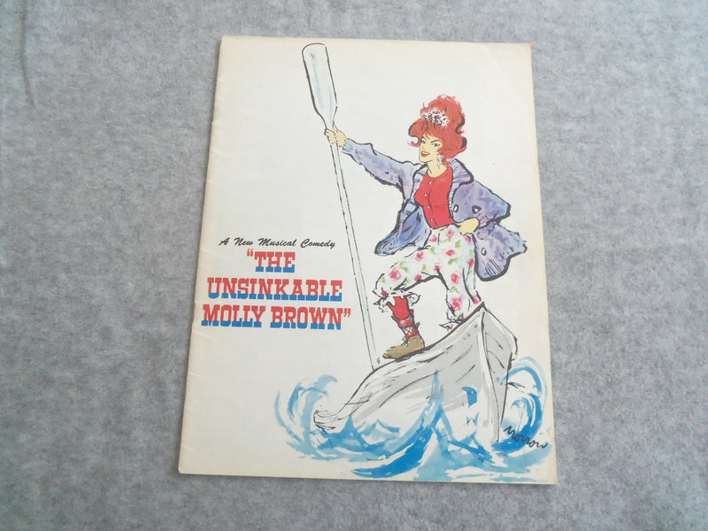1960 THE UNSINKABLE MOLLY BROWN BROADWAY PROGRAM - TAMMY GRIMES - J 7636