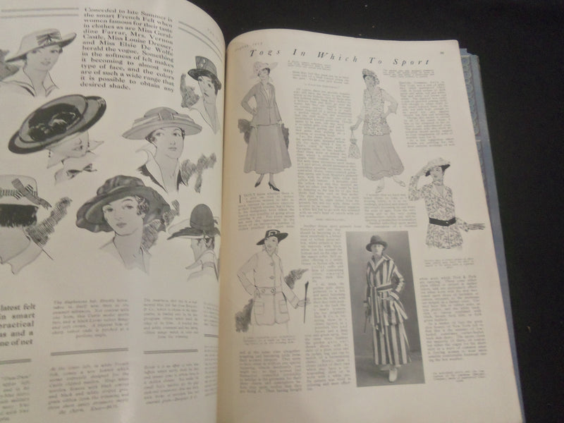 1915 AUGUST THE THEATRE ILLUSTRATED MAGAZINE-MISS FLORENCE WALTON COVER- B 6348X