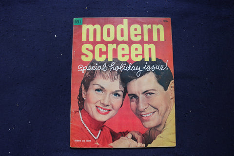 1959 DEC MODERN SCREEN MAGAZINE - EDDIE FISHER & DEBBIE REYNOLDS COVER - E 17364
