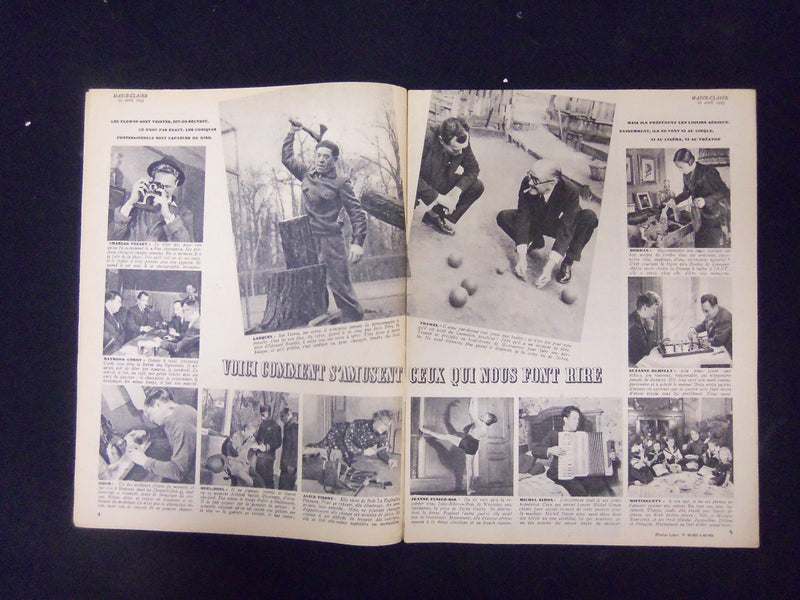 1943 APRIL 10 MARIE CLAIRE MAGAZINE - ILLUSTRATIONS, STORIES & ADS - ST 3562