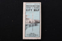 1942 WASHINGTON DISTRICT OF COLUMBIA CITY MAP - FOLD-OUT - K 2216