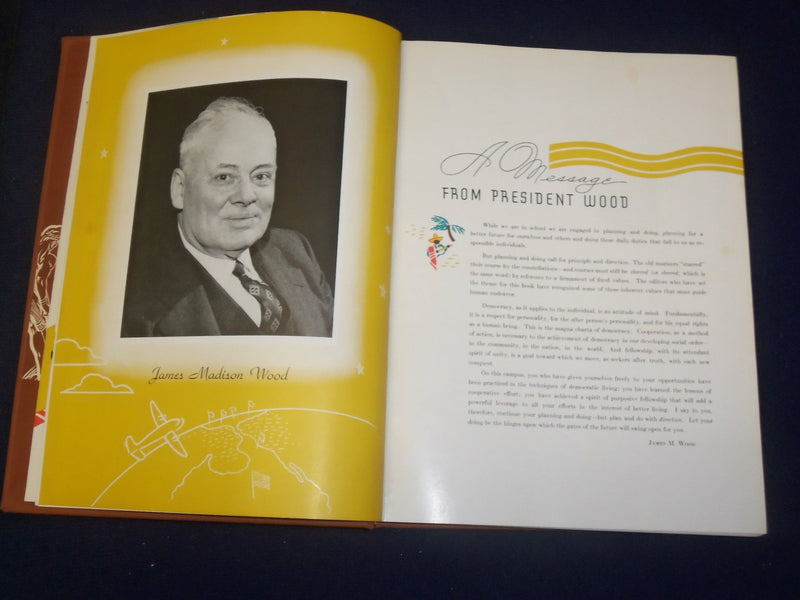1945 STEPEHSOPHIA STEPHENS COLLEGE YEARBOOK - COLOMBIA, MO - YB 1868