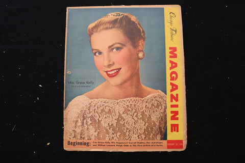 1956 FEBRUARY 26 CHICAGO SUNDAY TRIBUNE MAGAZINE - GRACE KELLY COVER - E 24982