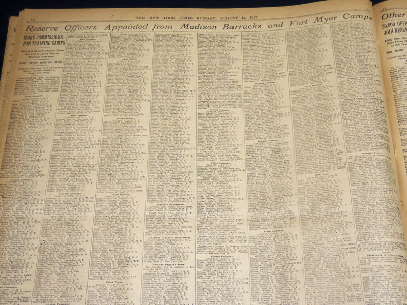 1917 AUGUST 12 NEW YORK TIMES - KERENSKY GRIPS ARMY COMMITTEES - NT 8509