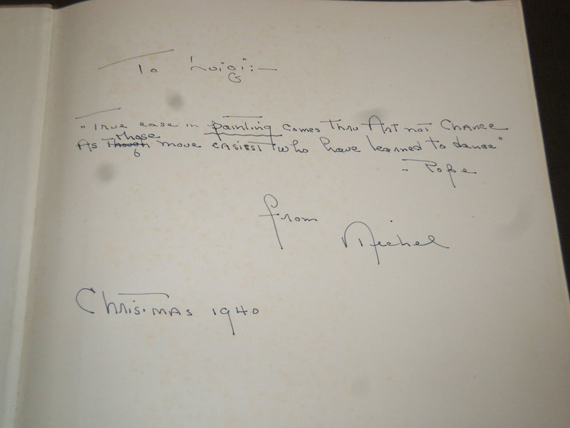 1939 THE PAINTINGS OF MICHEL ANGELO HARDCOVER BOOK - GREAT PRINTS - KD 3598