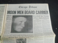 1969 JULY 25 CHICAGO TRIBUNE NEWSPAPER - A DAY OF TRIUMPH! - SPLASHDOWN- NP 5849