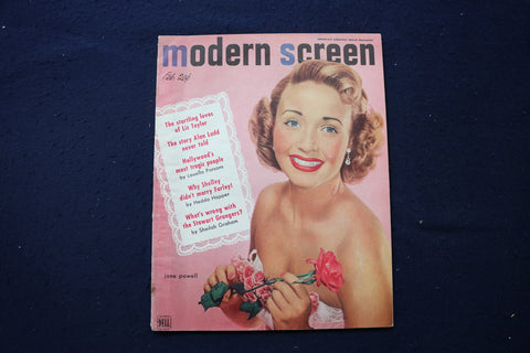 1952 FEBRUARY MODERN SCREEN MAGAZINE - JANE POWELL COVER - E 17324