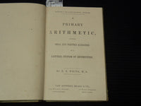 1868 WHITE'S GRAND SCHOOL SERIES PRIMARY ARITHMATIC BOOK - K 2189