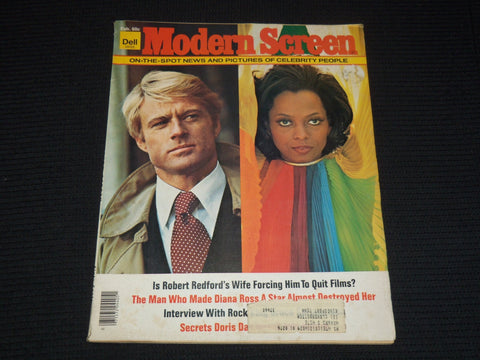 1976 FEBRUARY MODERN SCREEN MAGAZINE - ROBERT REDFORD & DIANA ROSS - E 12285