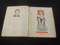 1935 OCTOBER 12 RADIO GUIDE MAGAZINE - LORETTA LEE ILLUSTRATED COVER - SP 9517C