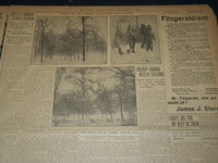 1909 DECEMBER 27 THE BOSTON HERALD NEWSPAPER - HALF OF WINTHROP FLOODED - BH 318