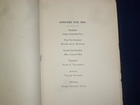 1904 WORCESTER SOCIETY OF ANTIQUITY PROCEEDINGS - NUMBER 1, VOLUME 20 - J 4606