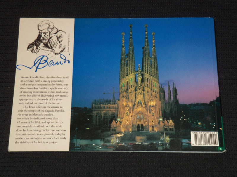1997 EL TEMPLE DE LA SAGRADA FAMILIA SOFTCOVER BOOK BY CARANDELL - KD 6494J